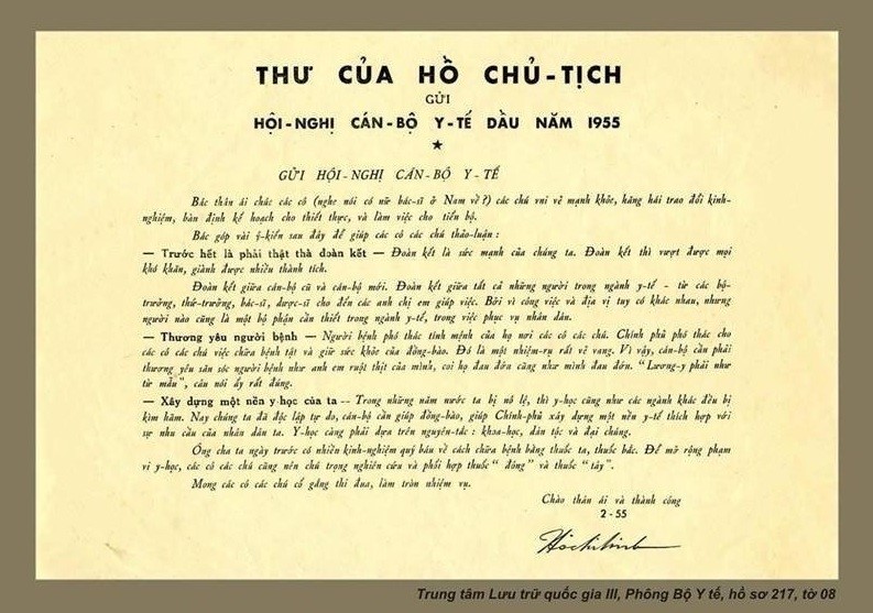 NGÀY THẦY THUỐC VIỆT NAM (27/02/1955 - 27/02/2025) Y TẾ VIỆT NAM - 70 NĂM LÀM THEO LỜI BÁC