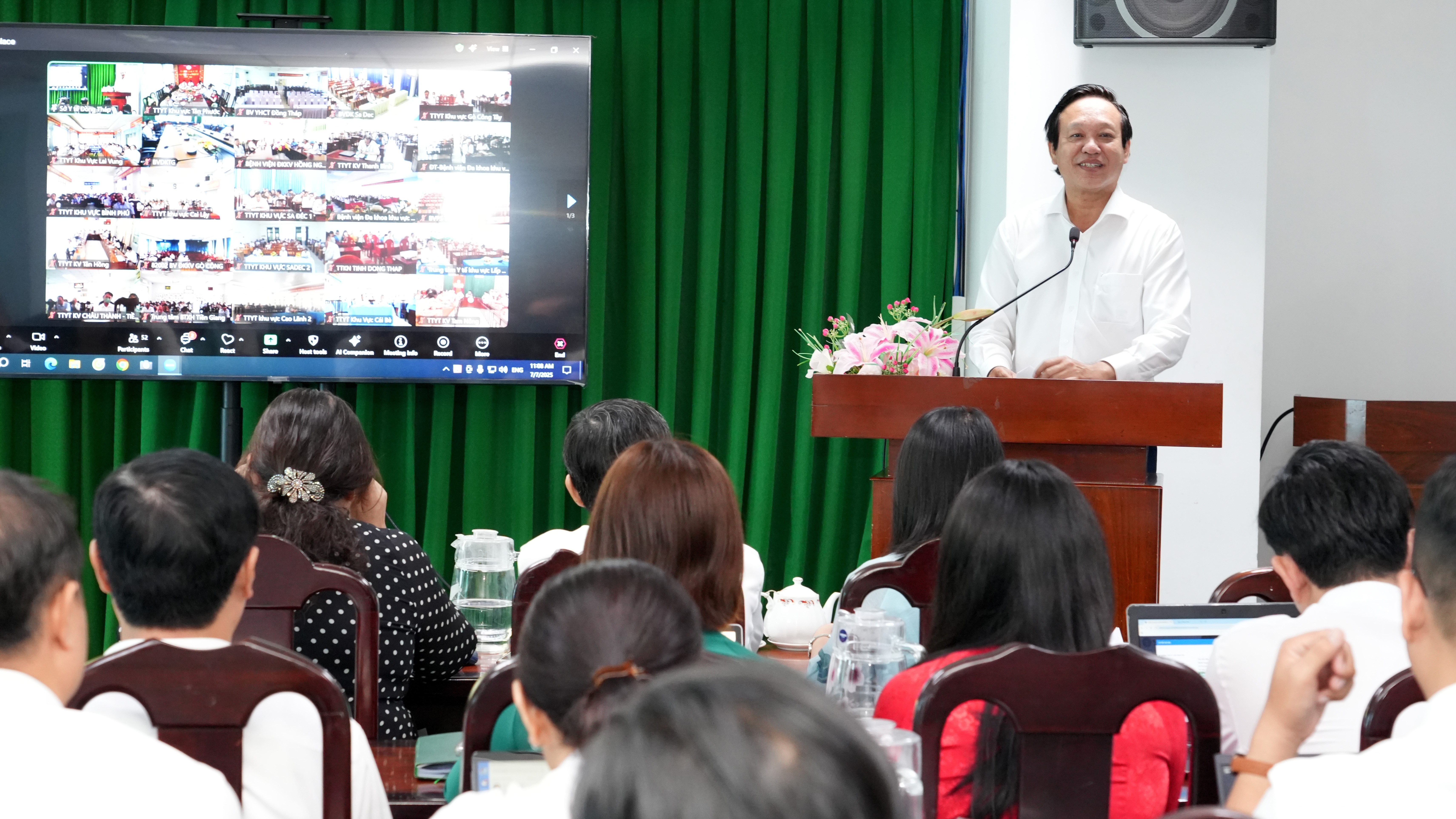 Sở Y tế tỉnh Đồng Tháp công bố và triển khai các Quyết định thành lập, bổ nhiệm lãnh đạo các đơn vị trực thuộc